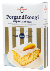 VESKI MATI Veski Mati flour mixture for baking carrot cake with cream topping 0,43kg