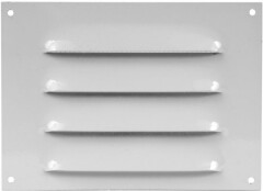 EUROPLAST Metalinės ventiliacijos grotelės MR14105, 140 x 105 mm, baltos sp. 1pcs