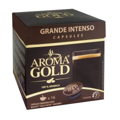AROMA GOLD Kafijas kapsulas Grande Intenso 16pcs