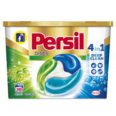 PERSIL Skatbiamosios kapsulės PERSIL DISCS WHITE 38pcs