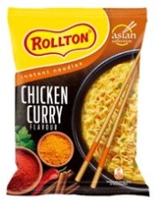 ROLLTON Gr. paruošiami makaronai ROLLTON ASIAN (vištienos ir kario sk.), 65 g NOODLES 65g