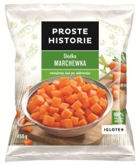 IGLOTEX Carrot cubes 450g Iglotex 0,45kg