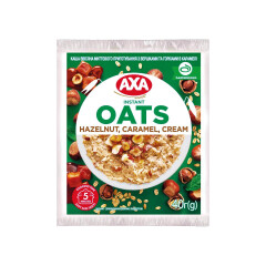AXA Instant oatmeal porridge with cream, hazelnut and caramel 40g