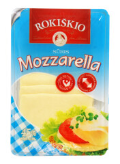 ROKIŠKIO Sūris "Rokiškio Mozzarella" 45% rieb. s.m., 150 g. riek. 150g