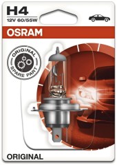 OSRAM Automobilinė lemputė OSRAM Original, H4, P43t, 60/55 W 1pcs