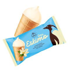ONU ESKIMO Vanilla flavoured cream ice cream in waffle cup 0,065kg