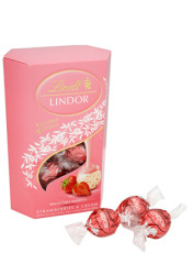 LINDT Lindor Cornet Strawberry & Cream 200g