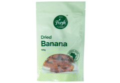 ECO FRESH Džiovintų bananų skiltelės ECO 0,1kg