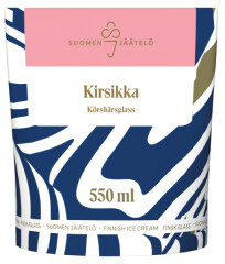 SUOMEN JÄÄTELÖ Suomen Jäätelö Kirsijäätis, 550ml 0,55l