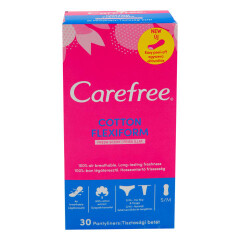 CAREFREE Hig. įklotai Carefree Flexi Fresh 30vnt. 30pcs