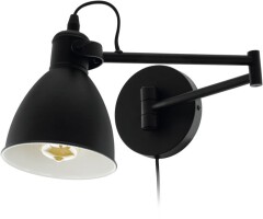 EGLO Sieninis šviestuvas EGLO SAN PERI, E27-LED-A60, 1 x 10 W, juodos sp. 1pcs