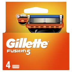 GILLETTE Varuterad Gillette Fusion-5 4tk 4pcs