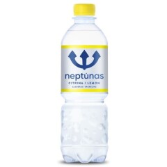 NEPTŪNAS Gazuotas vanduo neptūnas, citrinų skonio 500ml