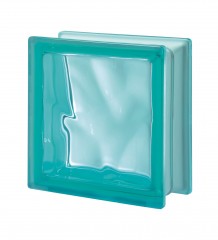 SEVES glass block 19/O BTI (Turquoise) PEGASUS 1