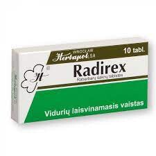 RADIREX Radirex tab. N10 (Herbapol Wroclaw) 1pcs