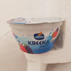 ALMA Kreeka jogurt vaarika-põldmarjamoosiga 125g