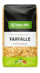 TARTU MILL Pasta durum Farfalle 500g