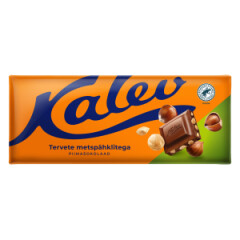 KALEV Kalev milk chocolate with whole hazelnuts 200g