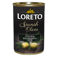 LORETO Rohelised oliivid kivideta 300g