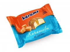 KARUMS Curd snack caramel with biscuit 45g