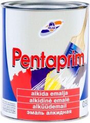 RILAK Alkidiniai emaliniai dažai RILAK PENTAPRIM, blizgūs, baltos sp., 900 ml 900ml