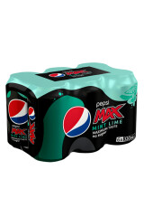 PEPSI Max lime-mint karastusjook 6x330ml 1,98l