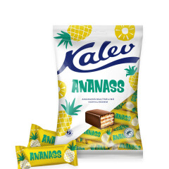 KALEV Kalev Ananass pineapple-flavoured wafer candies 150g