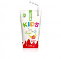 BODY&FUTURE Kokosų-avižų gėrimas su bananais ir braškėmis KIDS BODY&FUTURE, 10x200ml 200ml