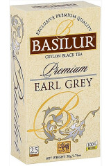 BASILUR Melnā tēja maisiņos Earl Grey 25x2 50g