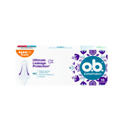 O.B. Higieniniai tamponai O.B. EXTRA PROTECT SUPER 16pcs