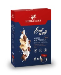 HERKULESS Herkuless Kiirkaerahelbepuder piima ja šokolaaditükkidega 0,21kg