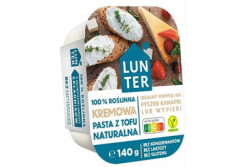 LUNTER Creamy tofu spread natural LUNTER, 9x140g 140g