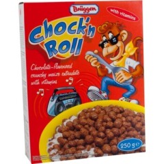 BRÜGGEN Chock'n Roll krõbedad maisihelbed šokolaadiga 250g