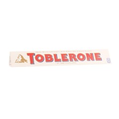 TOBLERONE Baltasiss sokoladas toblerone su medumi ir migdolu nuga 100g