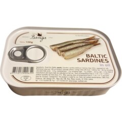 BANGA Sardines eļļa 100g