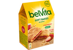 BELVITA Sausainiai BELVITA FILLED STRAWB,250 g 250g