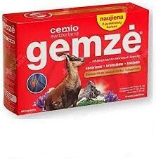 CEMIO GEMZĖ Cemio Gemzė caps. N60 (Cemio Switzerland AG) 60pcs