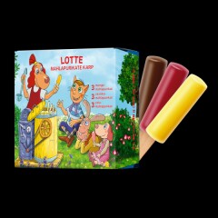 LOTTE Finger Lollies Raspberry Cola Mango 0,36kg