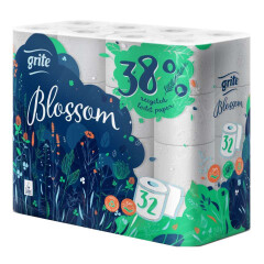 GRITE Tual.papīrs Grite Blossom 3-kārt.32ruļļi 32pcs