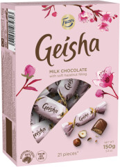 GEISHA piena šok. konfektes 150g