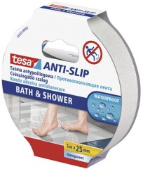 TESA Juosta apsauganti nuo praslydimo TESA Anti-Slip, 25 mm x 5 m, atspari vandeniui 1pcs