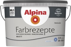 ALPINA Vesidispersioonvärv sisetöödeks Alpina Farbrezepte 6.5L udu hall 6,5l