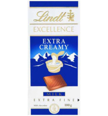 LINDT TABLET EXCELLENCE EXTRA CREAMY 100G 100g