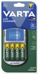 VARTA POWER LCD CHARGER 4X2700MAH AA JA AAA AKUDELE 1pcs