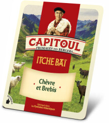 CAPITOUL Avių ir ožkų pieno sūris Itchebai CAPITOUL, 50%, 10x180g 180g