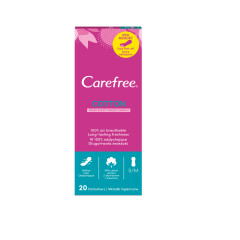 CAREFREE Hig.įklotai CAREFREE COTTON NORMAL,20vnt 20pcs