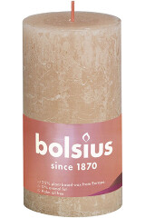 BOLSIUS Lauaküünal roosa, 68x130mm 1pcs