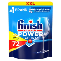 FINISH FINSH POWER 72x4 LEMON 72pcs