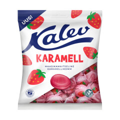 KALEV Kalev strawberry-flavoured hard boiled candy 120g