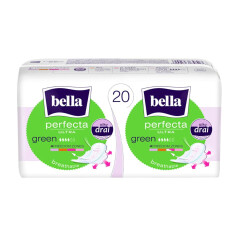 BELLA Higieniniai paketai BELLA PERFECTA ULTRA GREEN 20pcs